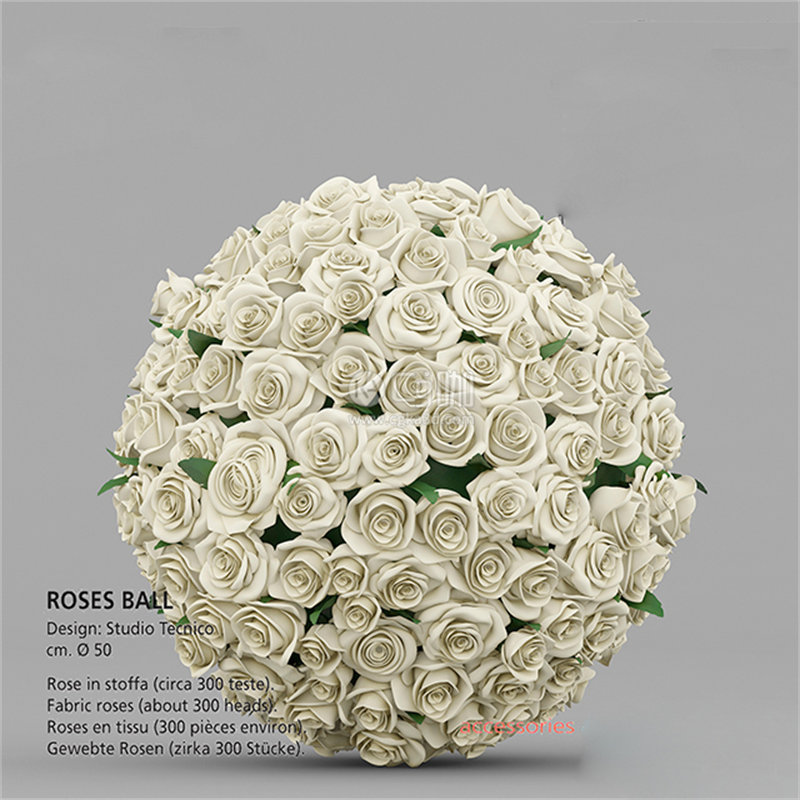 CG咖-玫瑰花模型鲜花模型花卉模型玫瑰球模型