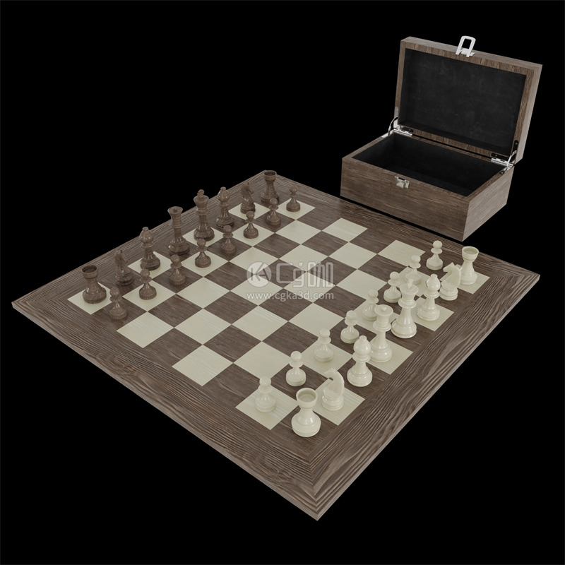 CG咖-棋盘模型国际象棋模型