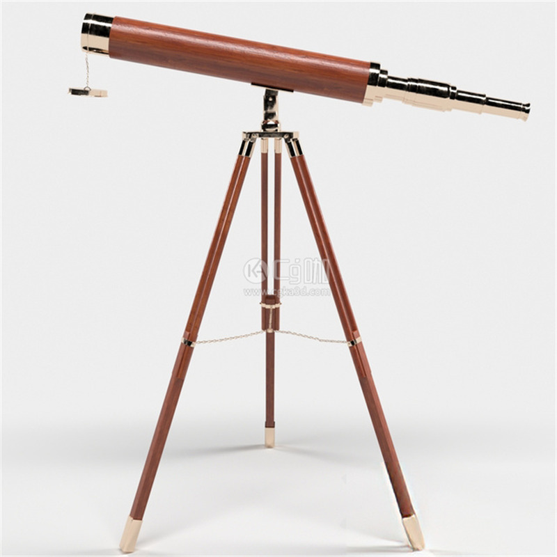 CG咖-老式望远镜模型