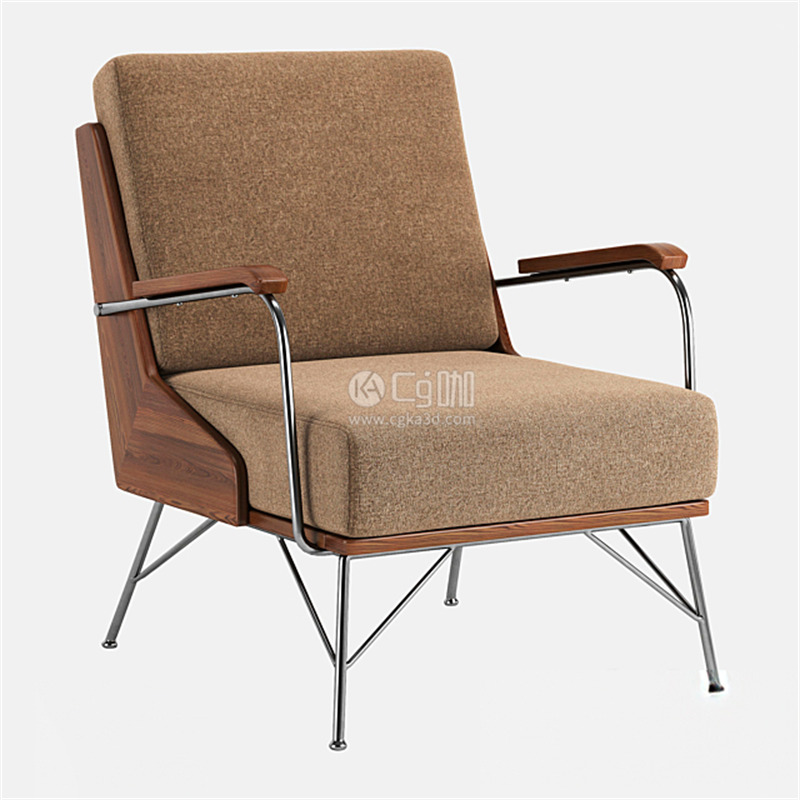CG咖-椅子模型靠背椅模型扶手椅模型