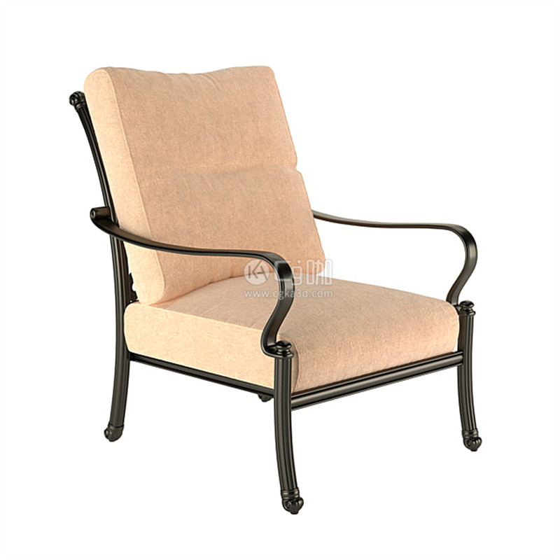 CG咖-椅子模型靠背椅模型扶手椅模型