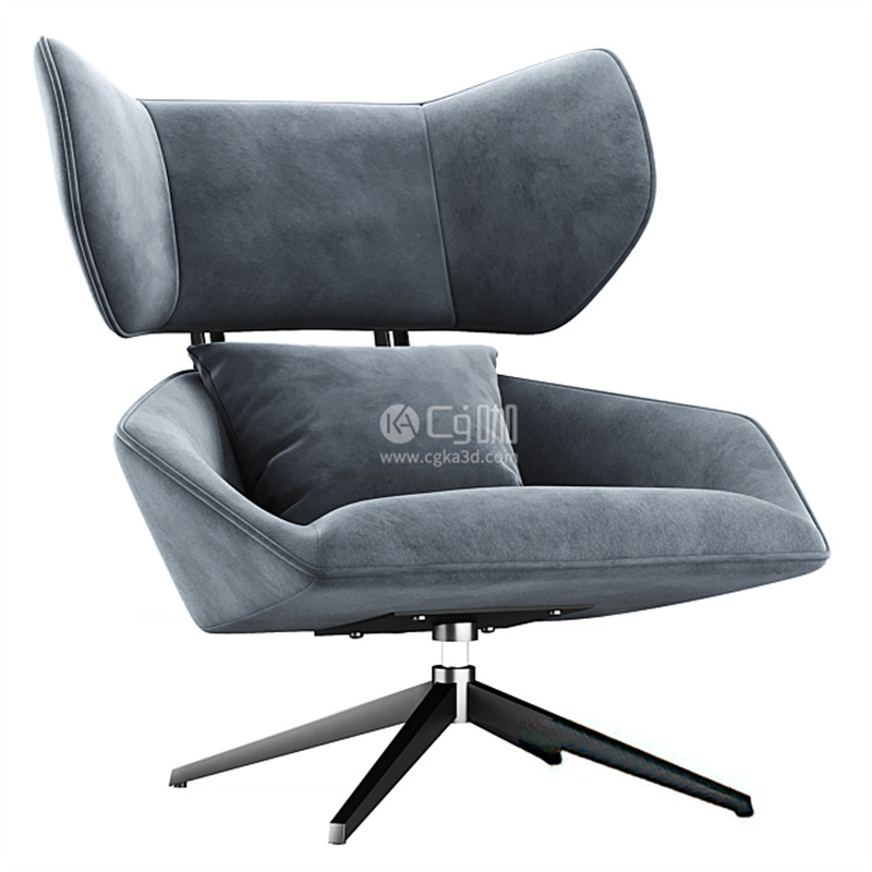 CG咖-椅子模型办公椅模型靠背椅模型