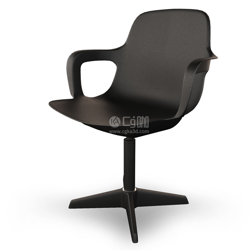 CG咖-扶手椅模型办公椅模型靠背椅模型