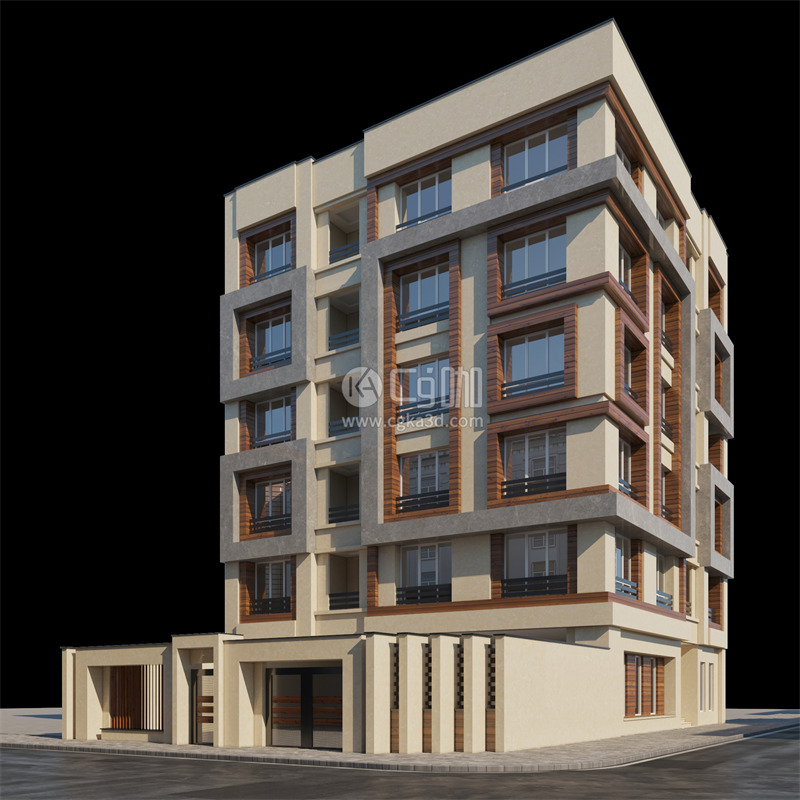 CG咖-房屋模型房子模型私人住宅模型独栋别墅模型