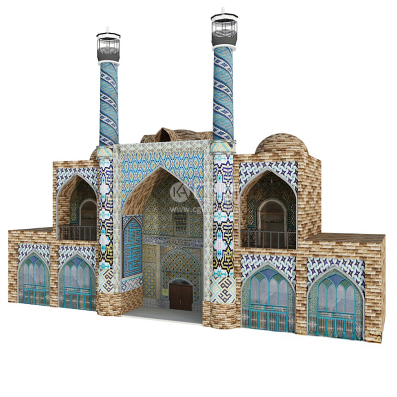 CG咖-清真寺建筑模型清真寺模型