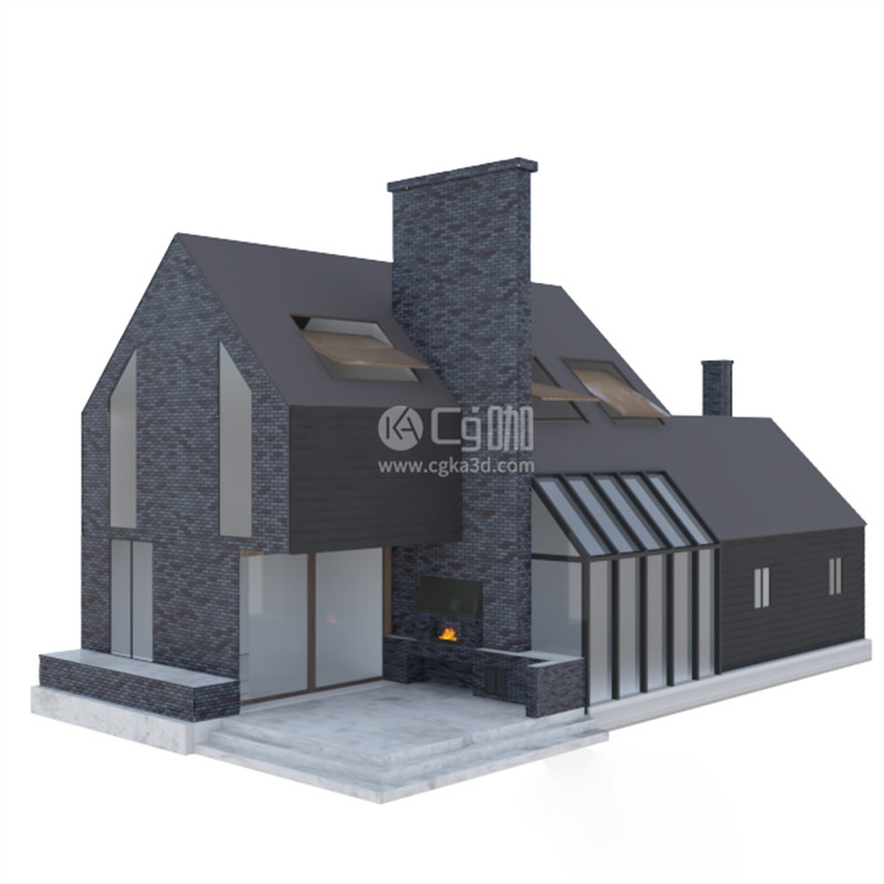CG咖-住宅模型房子模型房屋模型别墅模型