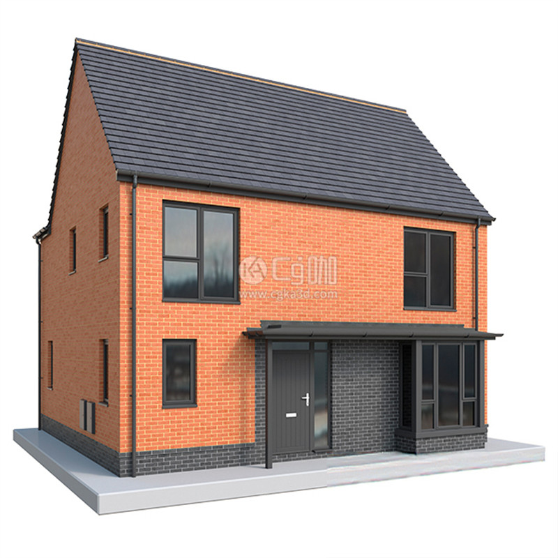 CG咖-别墅模型房屋模型房子模型住宅模型