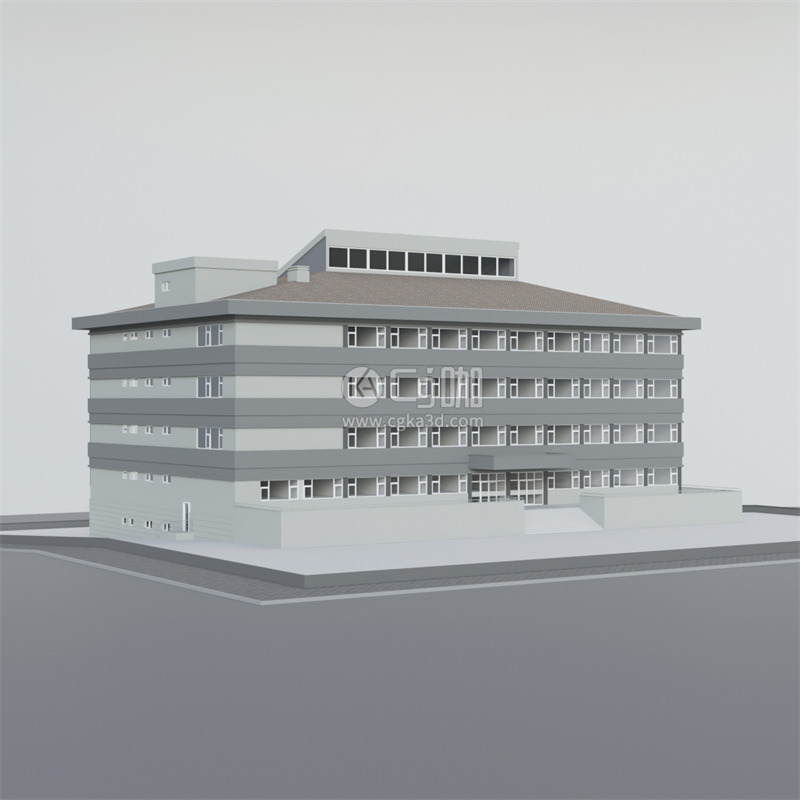 CG咖-房屋模型房子模型多层建筑模型楼房模型