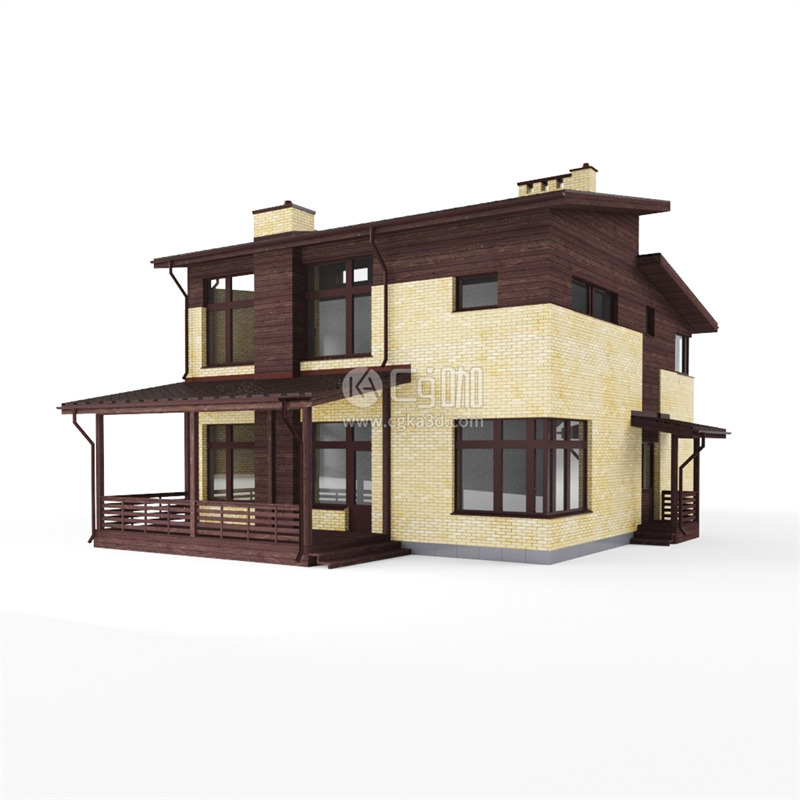 CG咖-房屋模型房子模型私人住宅模型别墅模型