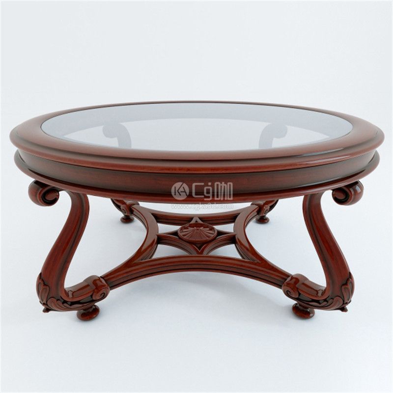 CG咖-桌子模型圆桌模型茶几模型家具模型