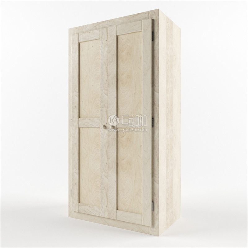 CG咖-柜子模型衣柜模型家具模型木质衣柜模型