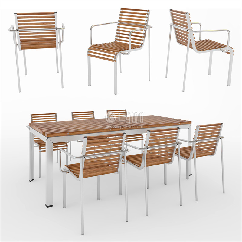 CG咖-扶手椅模型椅子模型凳子模型桌子模型家具模型