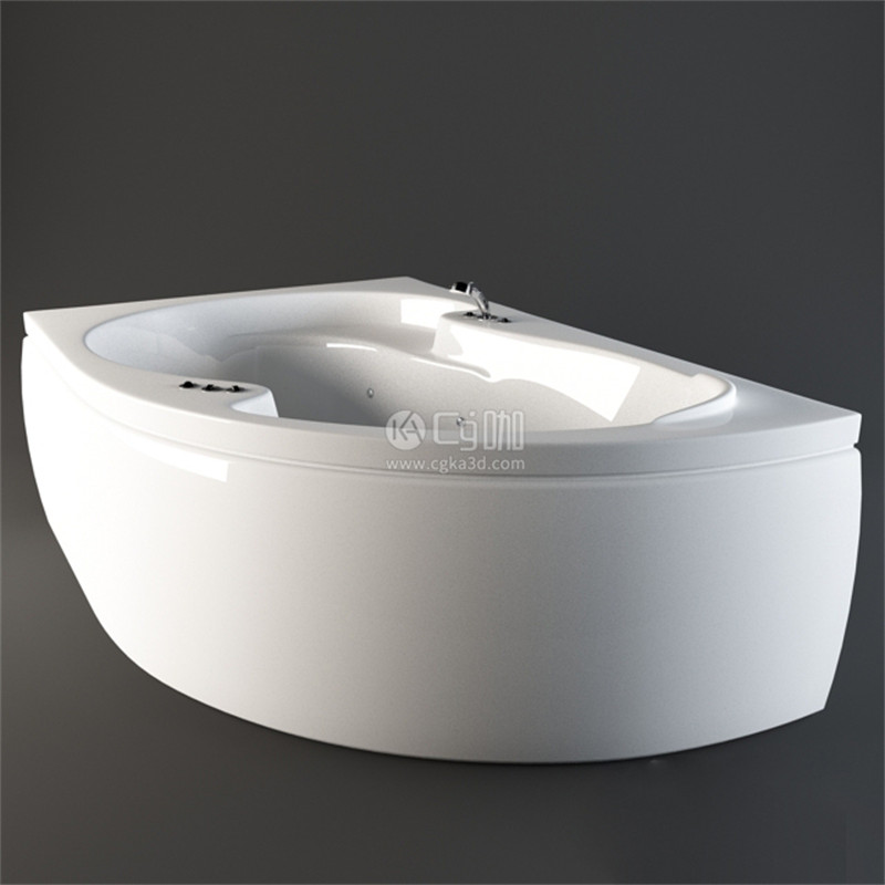CG咖-浴缸模型卫浴用具模型卫浴模型
