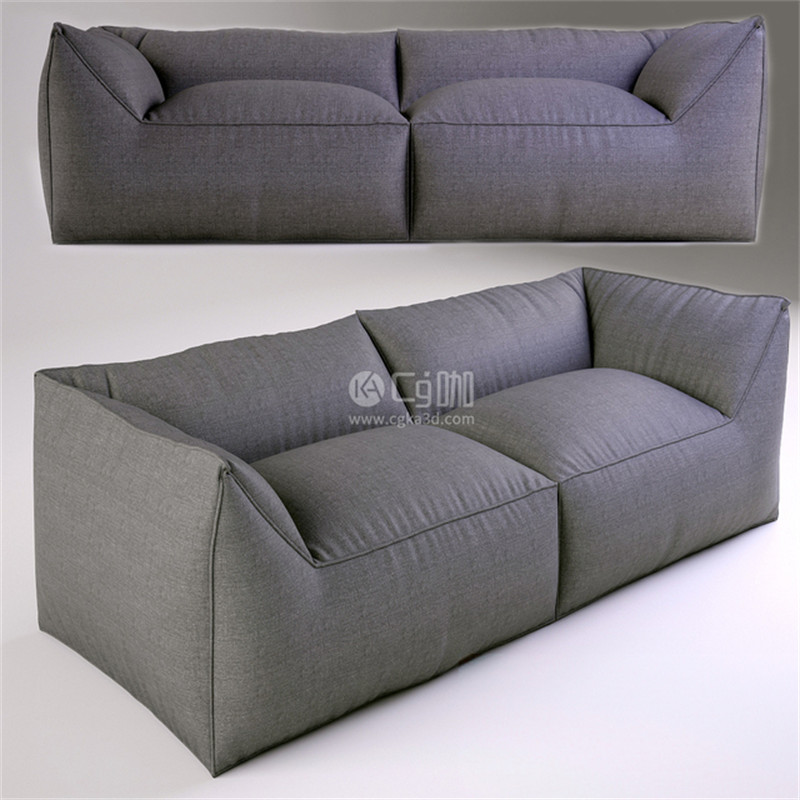 CG咖-多人沙发模型沙发模型家具模型