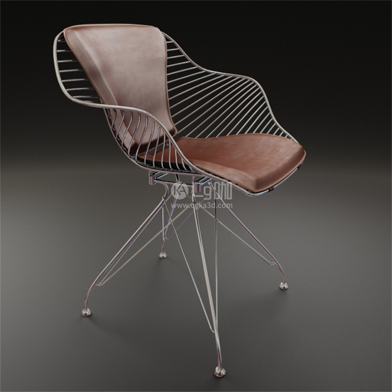 CG咖-单人椅模型椅子模型扶手椅模型