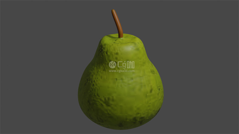 Blender工程-梨子模型水果模型