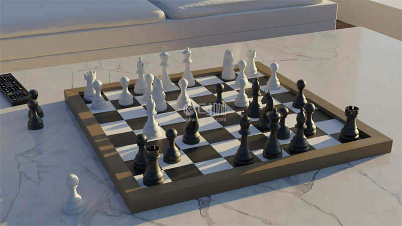 Blender工程-国际象棋模型