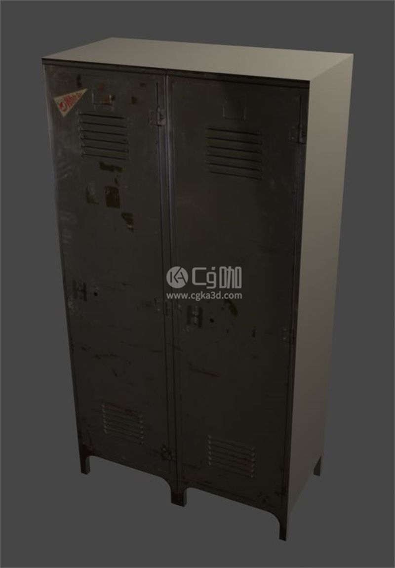 Blender工程-破旧储物柜模型废弃储物柜模型