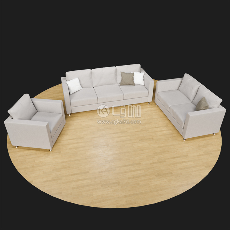 Blender工程-沙发模型沙发椅模型