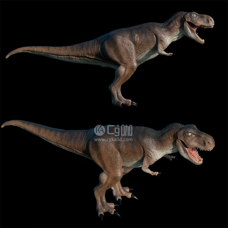 Blender工程-霸王龙模型恐龙模型动物模型
