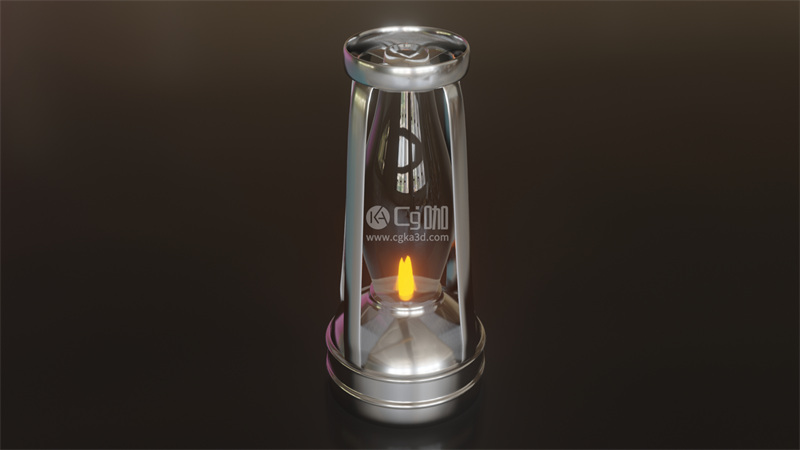 Blender工程-油灯模型灯罩模型