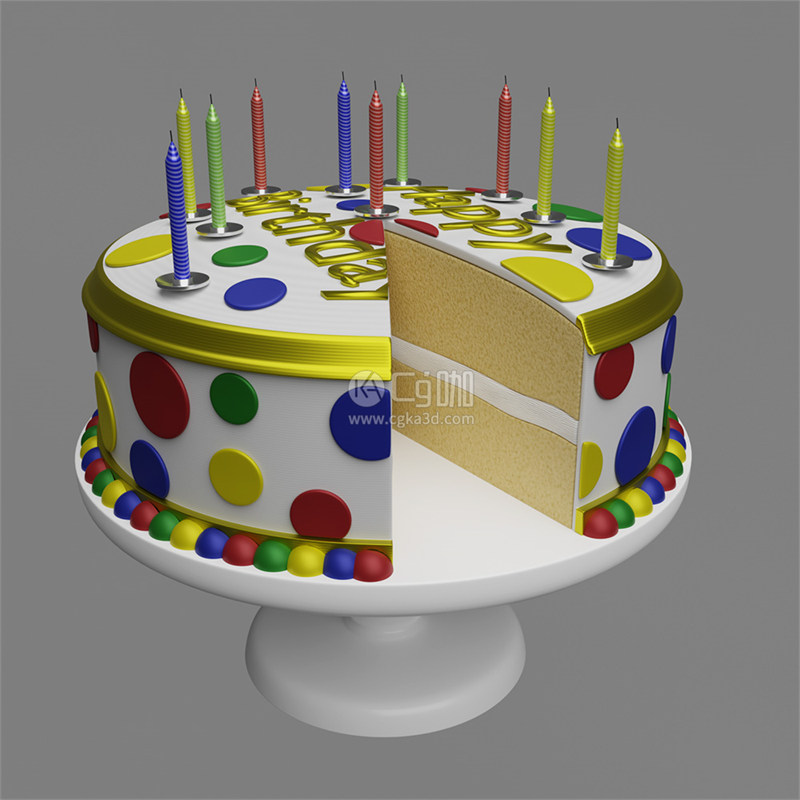 Blender工程-蛋糕模型