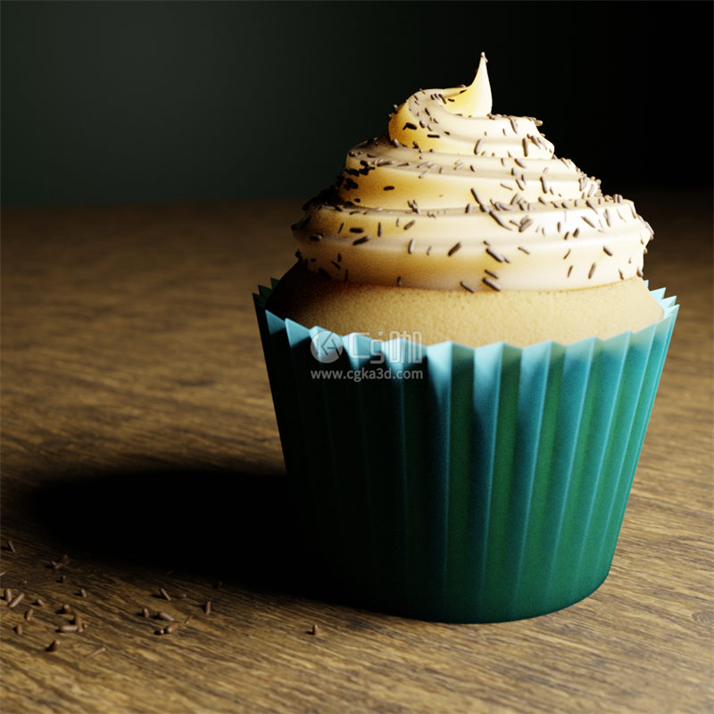 Blender工程-奶油蛋糕模型糕点模型