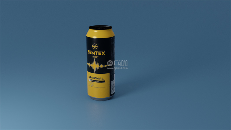 Blender工程-能量饮料模型饮料瓶模型易拉罐模型