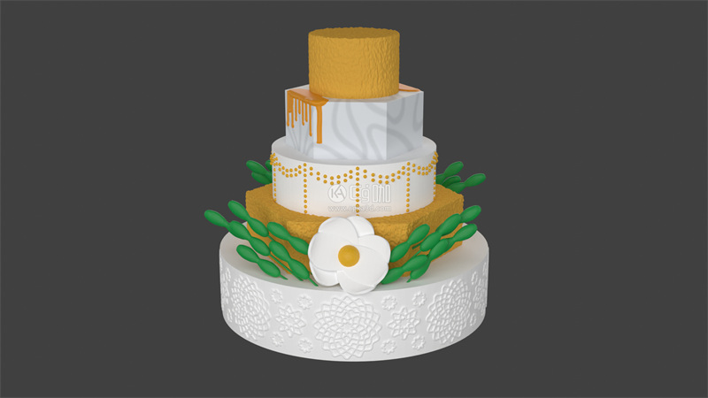 Blender工程-蛋糕模型