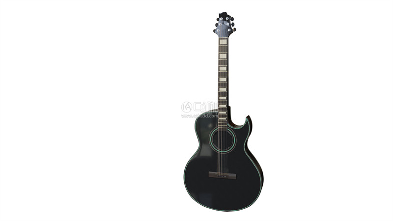 Blender工程-乐器模型吉他模型