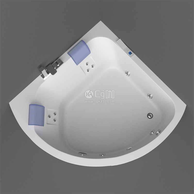 CG咖-洗手台模型卫浴模型