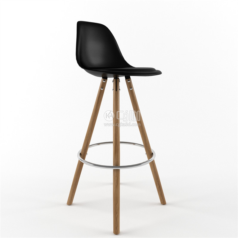 CG咖-高脚凳模型高脚椅模型凳椅模型