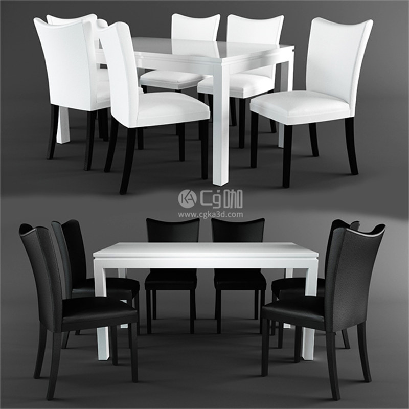 CG咖-桌子模型椅子模型凳子模型