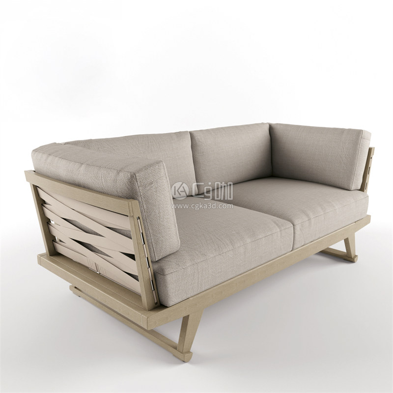CG咖-多人沙发模型