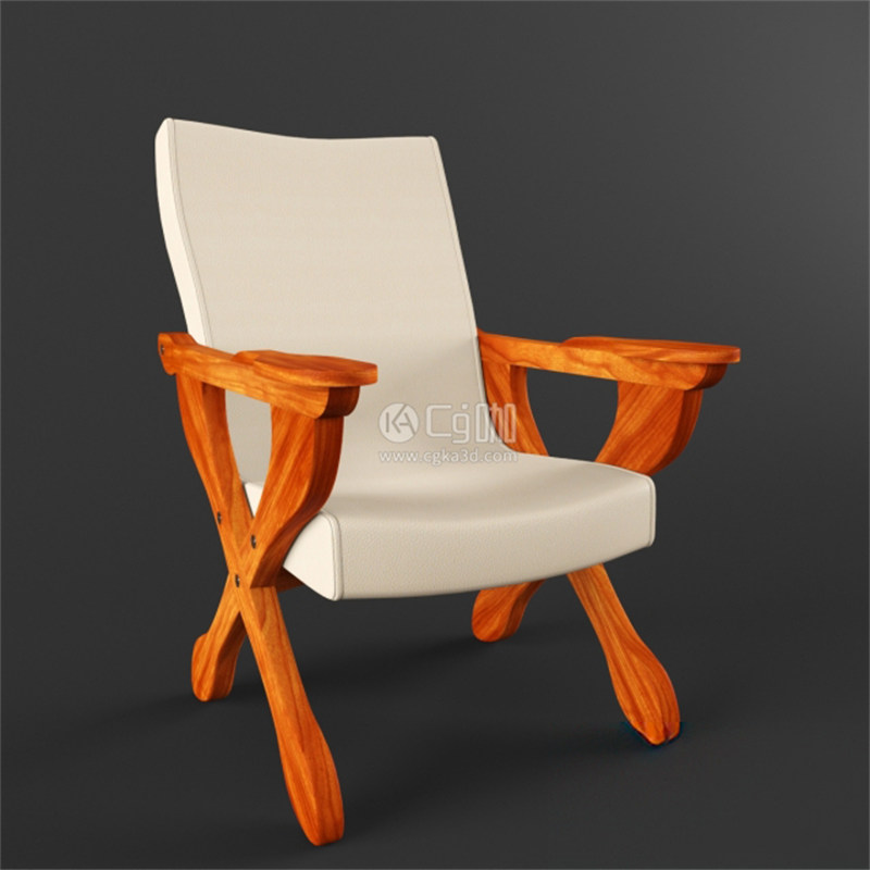 CG咖-扶手椅模型椅子模型