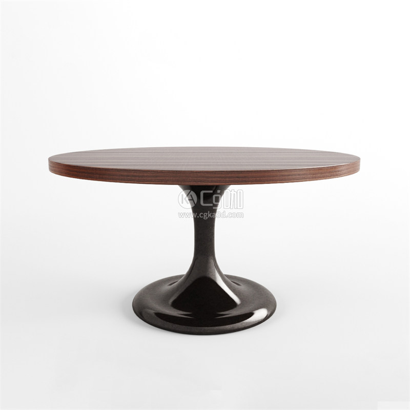 CG咖-圆桌模型小桌子模型