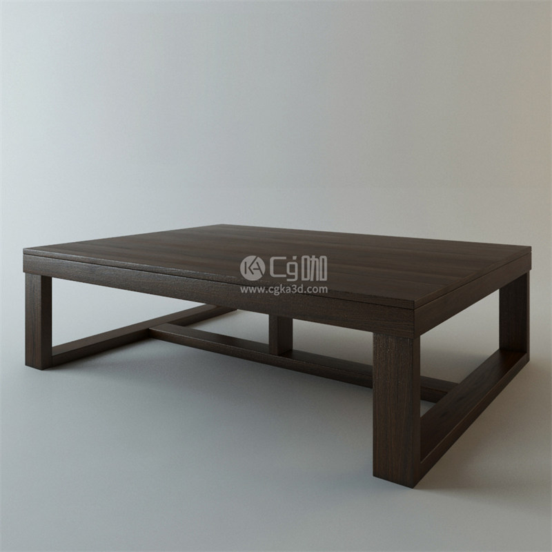 CG咖-桌子模型木桌模型