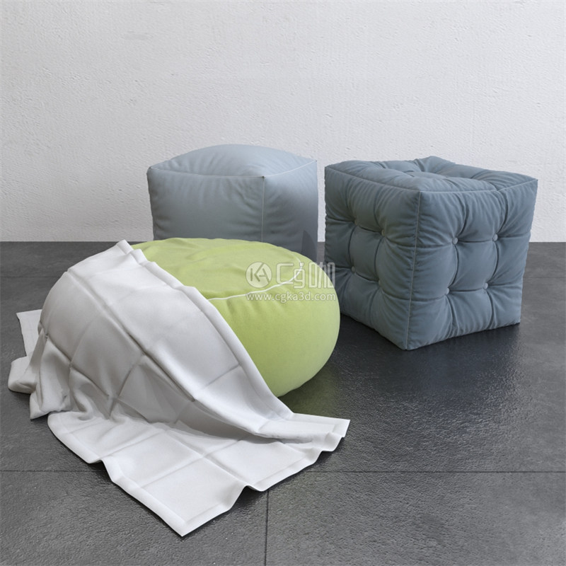 CG咖-懒人沙发模型懒人椅子模型