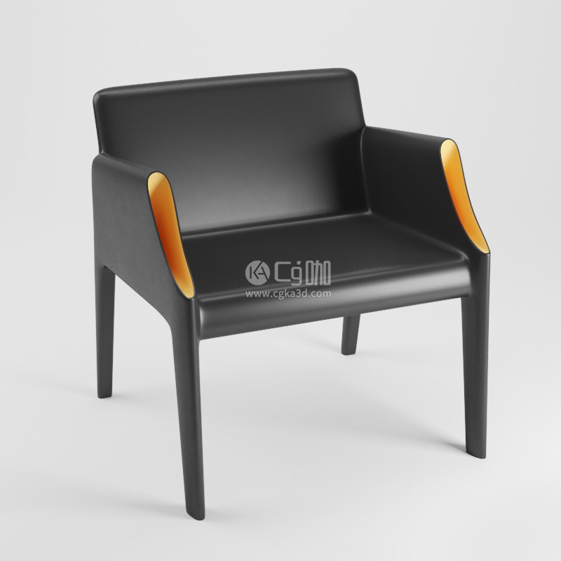 CG咖-单人凳子模型椅子模型