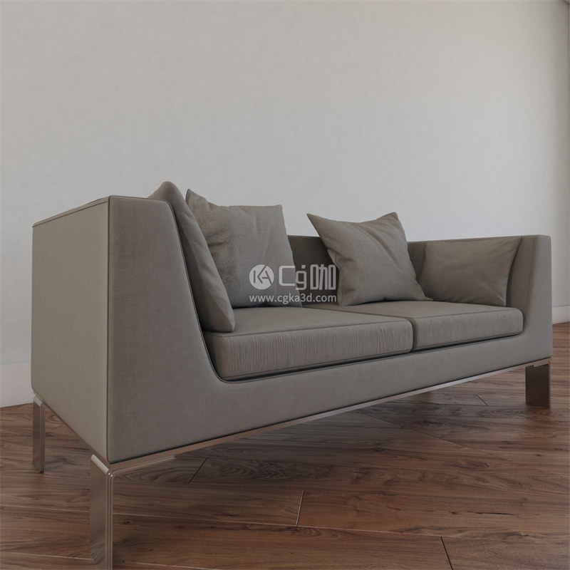 CG咖-双人沙发模型