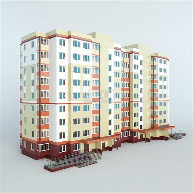 CG咖-建筑模型大楼模型