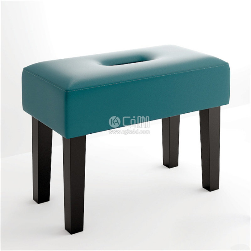 CG咖-软凳模型凳椅模型
