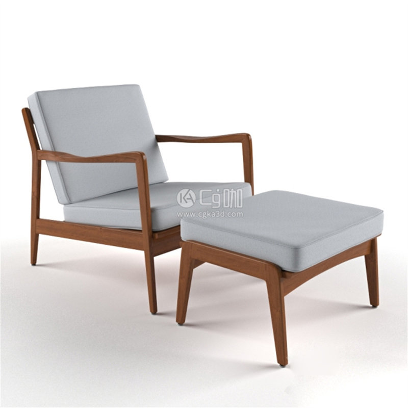 CG咖-椅子模型单人扶手椅模型