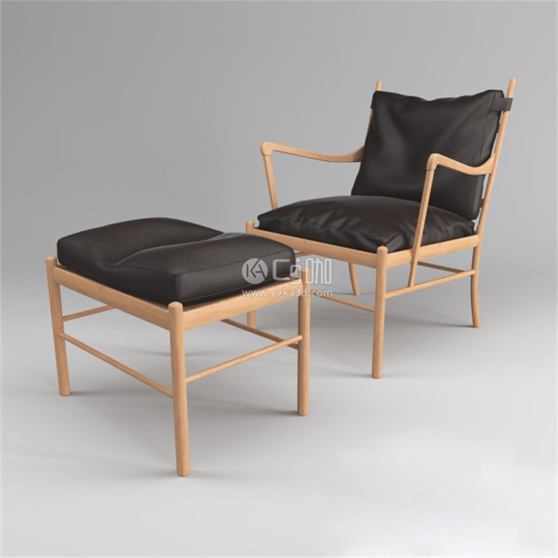 CG咖-凳子模型椅子模型