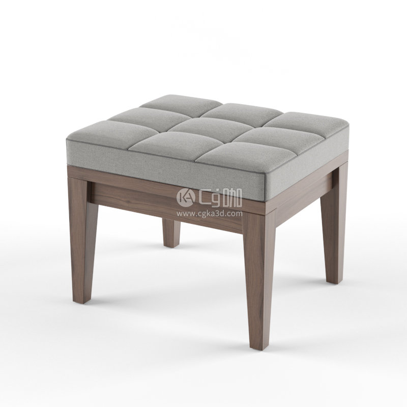 CG咖-海绵软凳模型凳椅模型