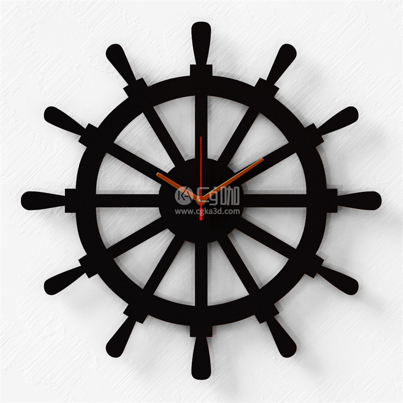 CG咖-装饰模型摆件模型时钟装饰模型