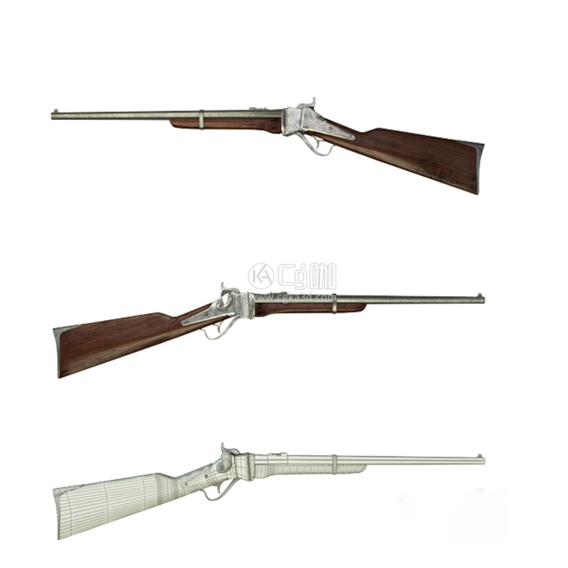 CG咖-枪支模型枪械模型步枪模型