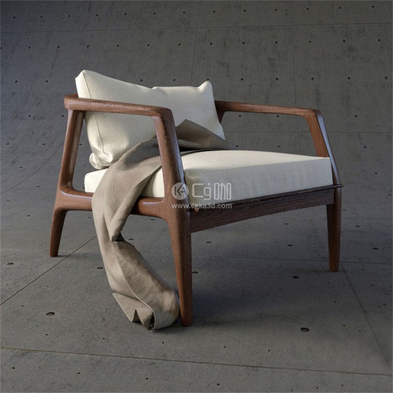 沙发椅模型木椅模型椅子模型