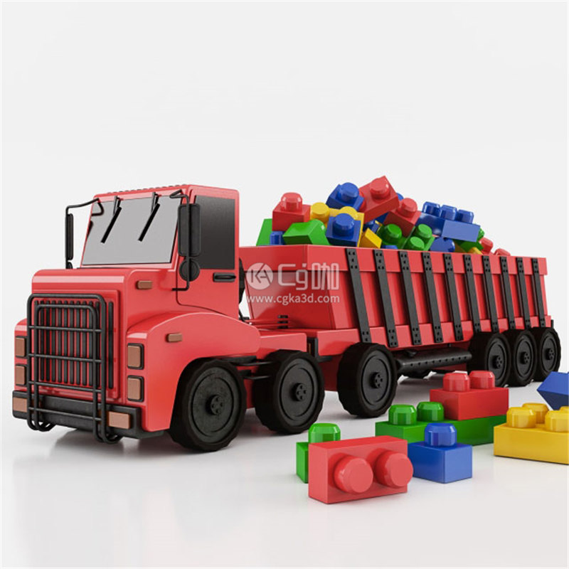 CG咖-玩具车模型积木模型
