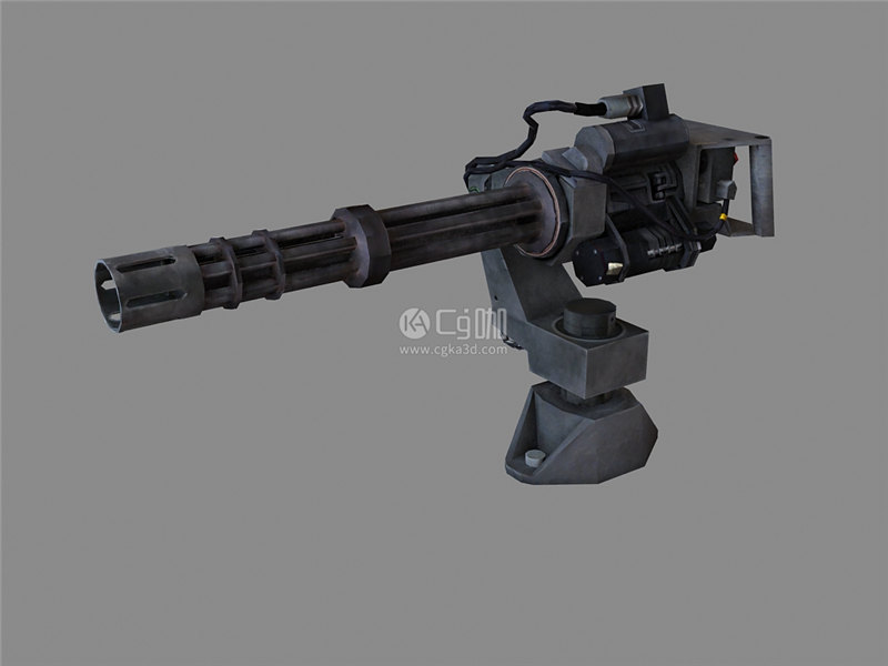 CG咖-冲锋枪头模型武器模型